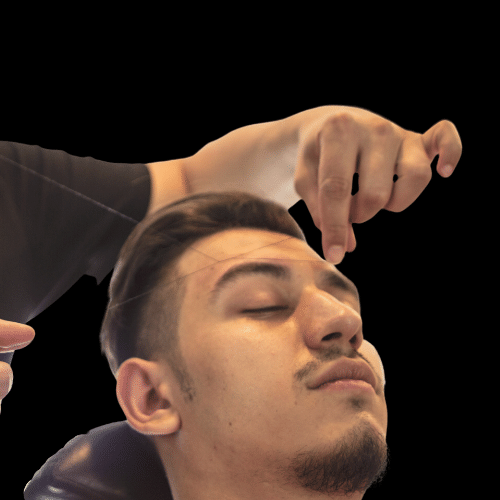 Eyebrow threading